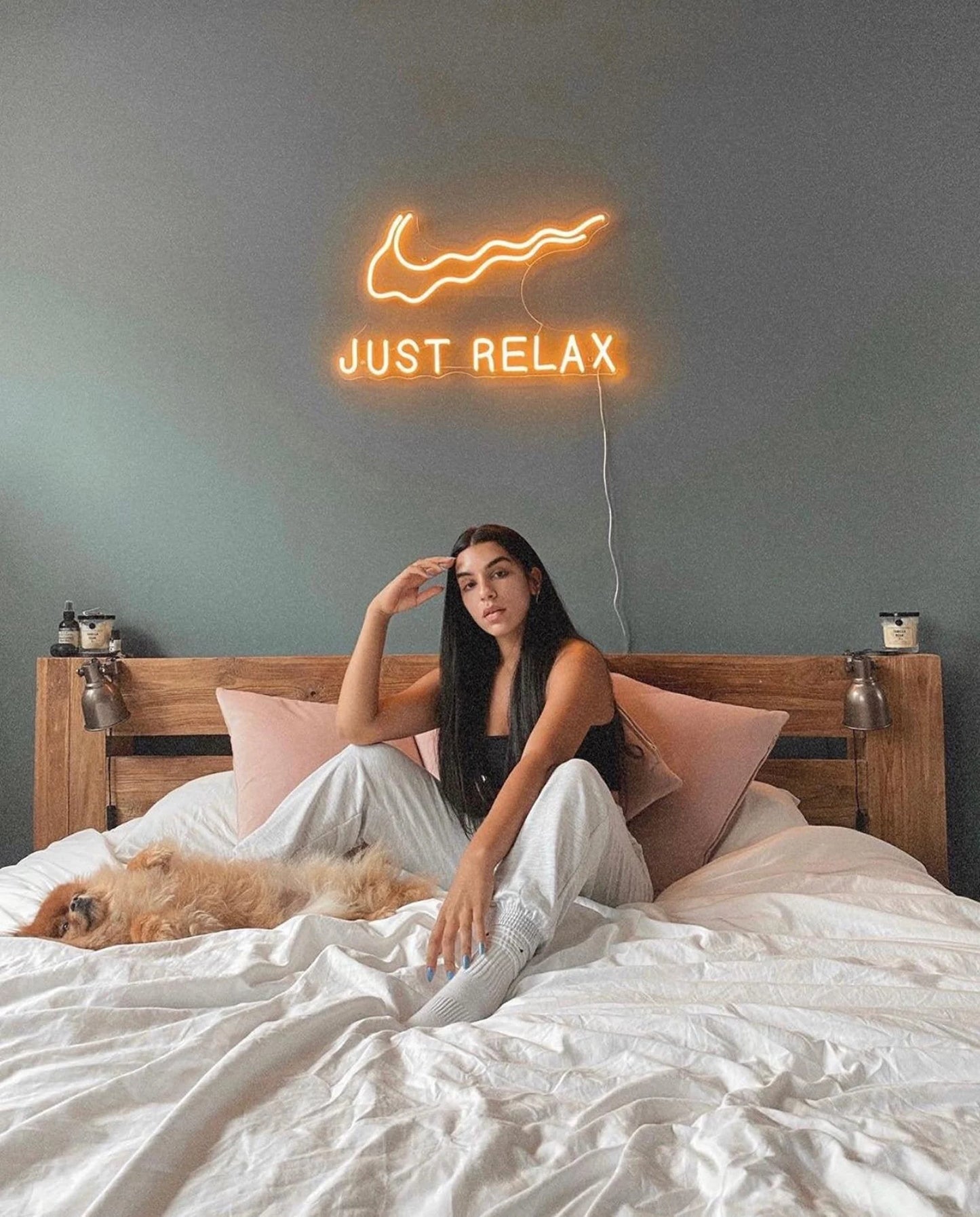 Just Relax Neon Sign For Wall Decor- FunkyDecors