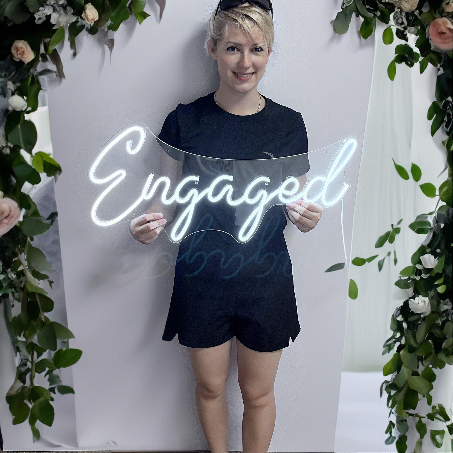 Neon Sign Custom | Neon Sign Engaged | Wedding Neon Sign | Led Neon Sign Art | Neon Sign Wall Decor | Neon Sign Bedroom | Neon Light Signs | FunkyDecors
