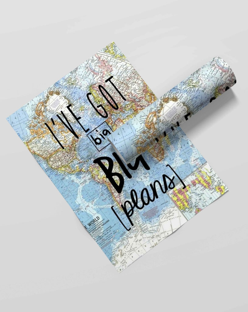 Ive Got Big Plans - Life Quotes Art Frame For Wall Decor- Funkydecors Xs / Roll Posters Prints &