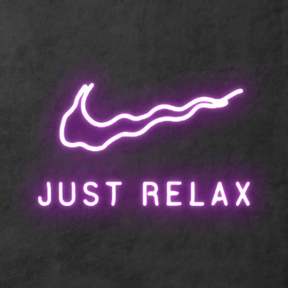 Just Relax Neon Sign For Wall Decor- FunkyDecors