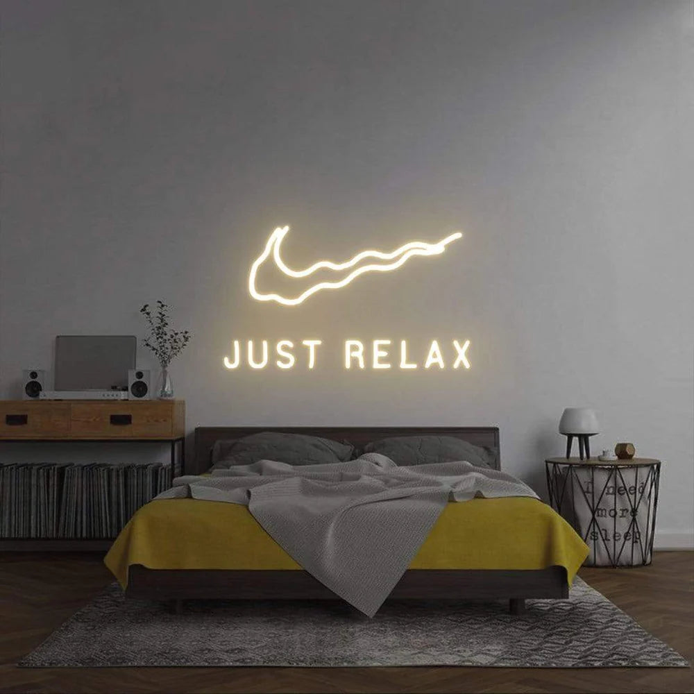 Just Relax Neon Sign For Wall Decor- FunkyDecors