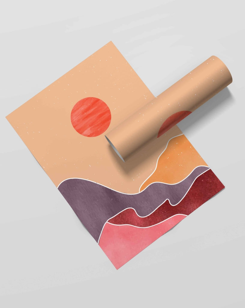 Land Of Colours - Abstract Art Frame For Wall Decor- Funkydecors Xs / Roll Posters Prints & Visual