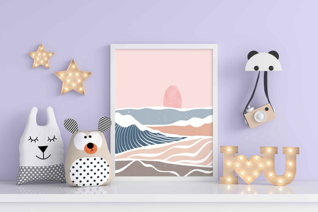 Land Of Curves - Nature Art Frame For Wall Decor- Funkydecors Xs / White Posters Prints & Visual