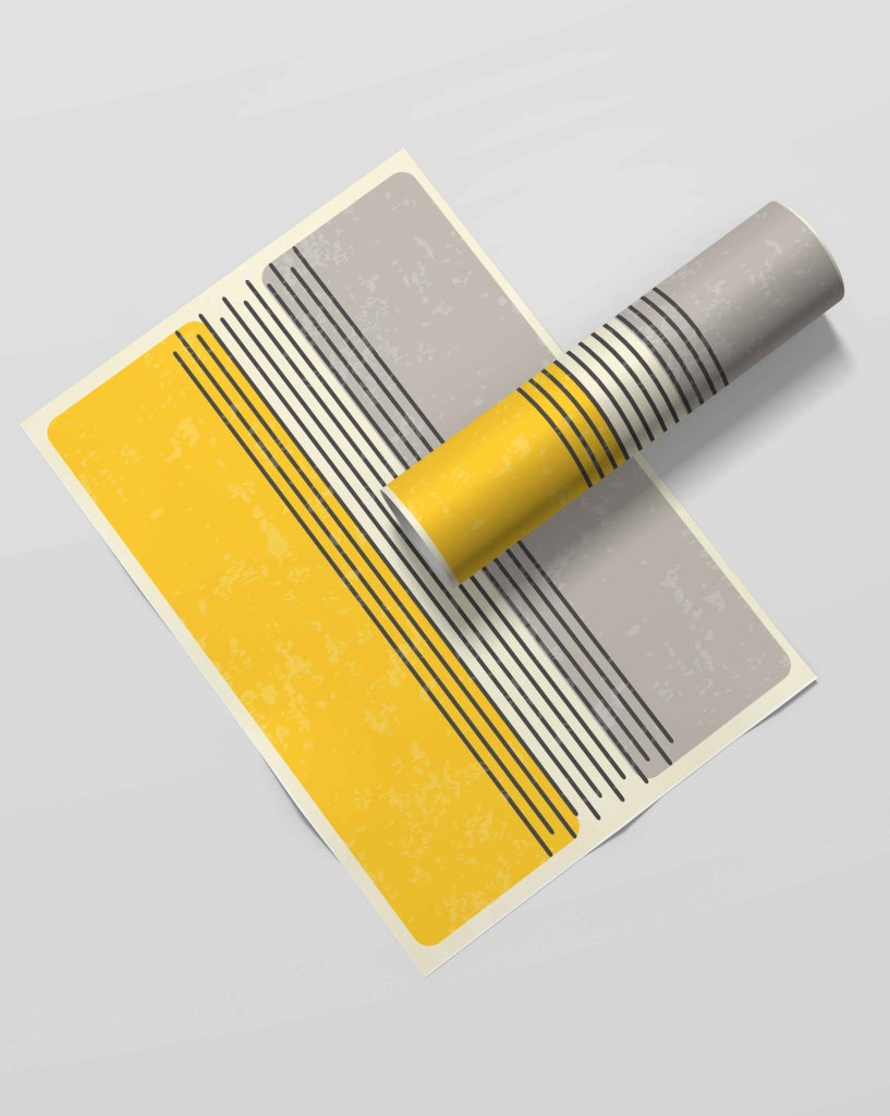 Law Of Lines - Minimal Art Frame For Wall Decor- Funkydecors Xs / Roll Posters Prints & Visual