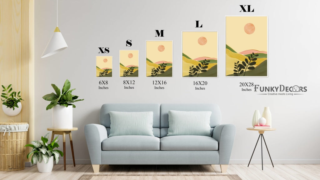 Leaf Art - Nature 3 Panels Frame For Wall Decor- Funkydecors Posters Prints & Visual Artwork