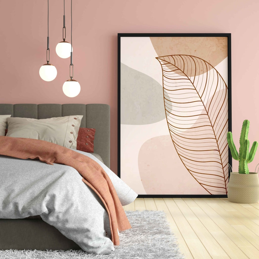 Leaf Art - Nature Frame For Wall Decor- Funkydecors Xs / Black Posters Prints & Visual Artwork