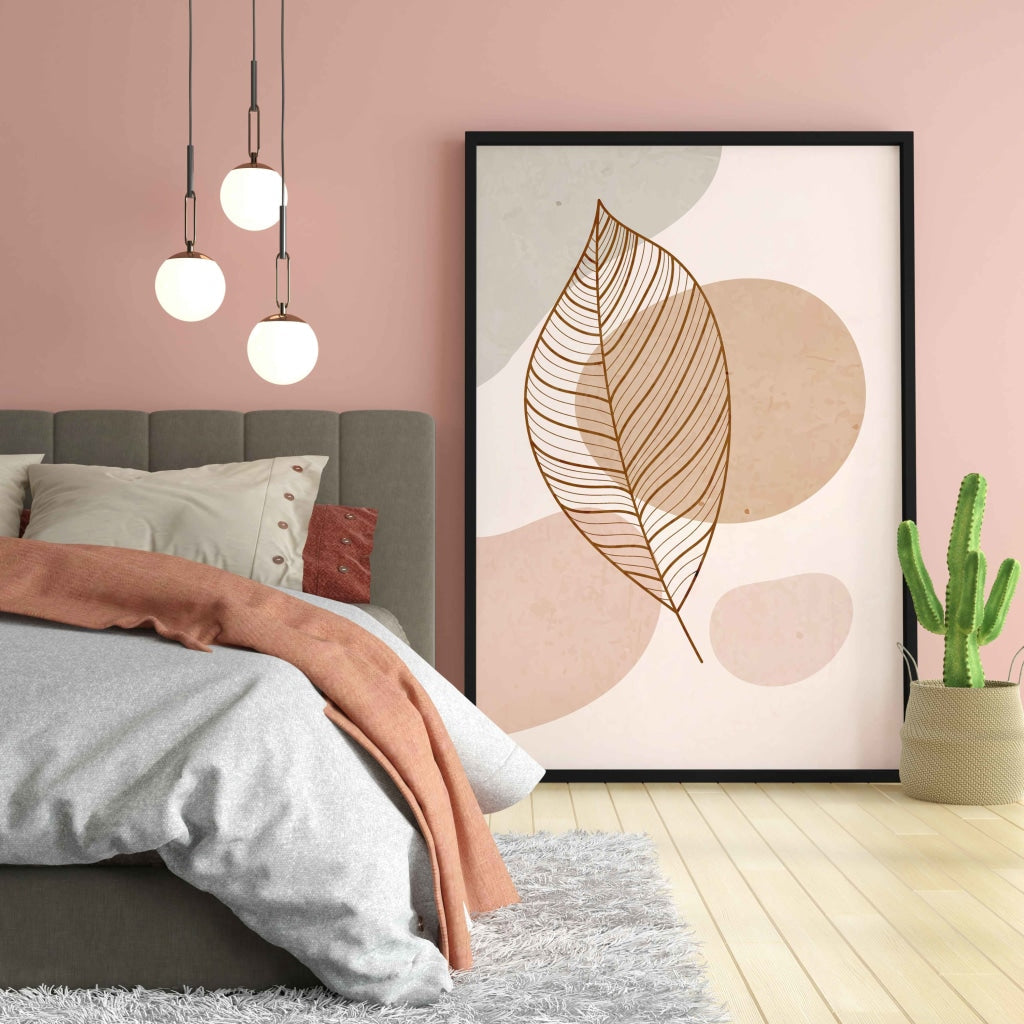 Leaf Art - Nature Frame For Wall Decor- Funkydecors Xs / Black Posters Prints & Visual Artwork
