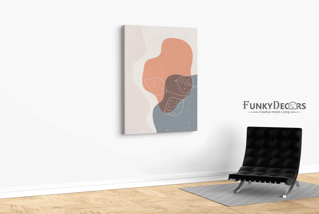 Leaf Overlay Patterns - Minimal Art Frame For Wall Decor- Funkydecors Posters Prints & Visual