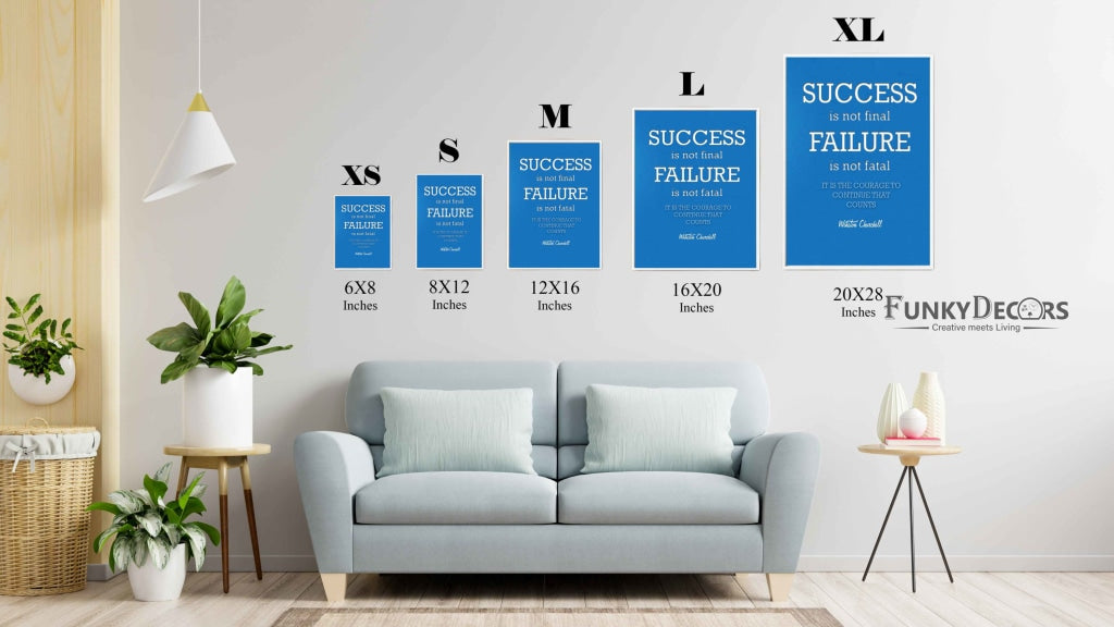 Life Quotes Art Frame For Wall Decor- Funkydecors Posters Prints & Visual Artwork
