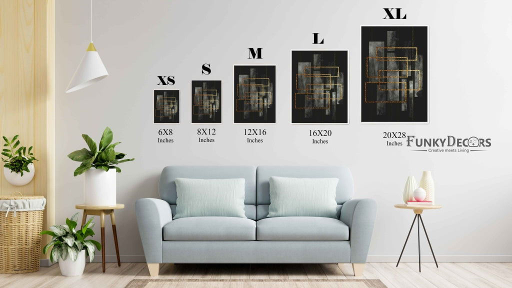 Line Outline - Minimal Art Frame For Wall Decor- Funkydecors Posters Prints & Visual Artwork