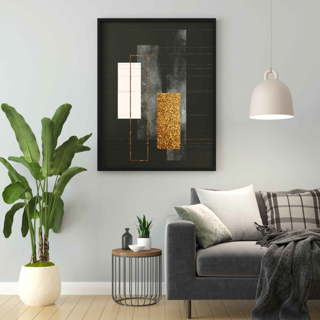 Line Outline - Minimal Art Frame For Wall Decor- Funkydecors Xs / Black Posters Prints & Visual