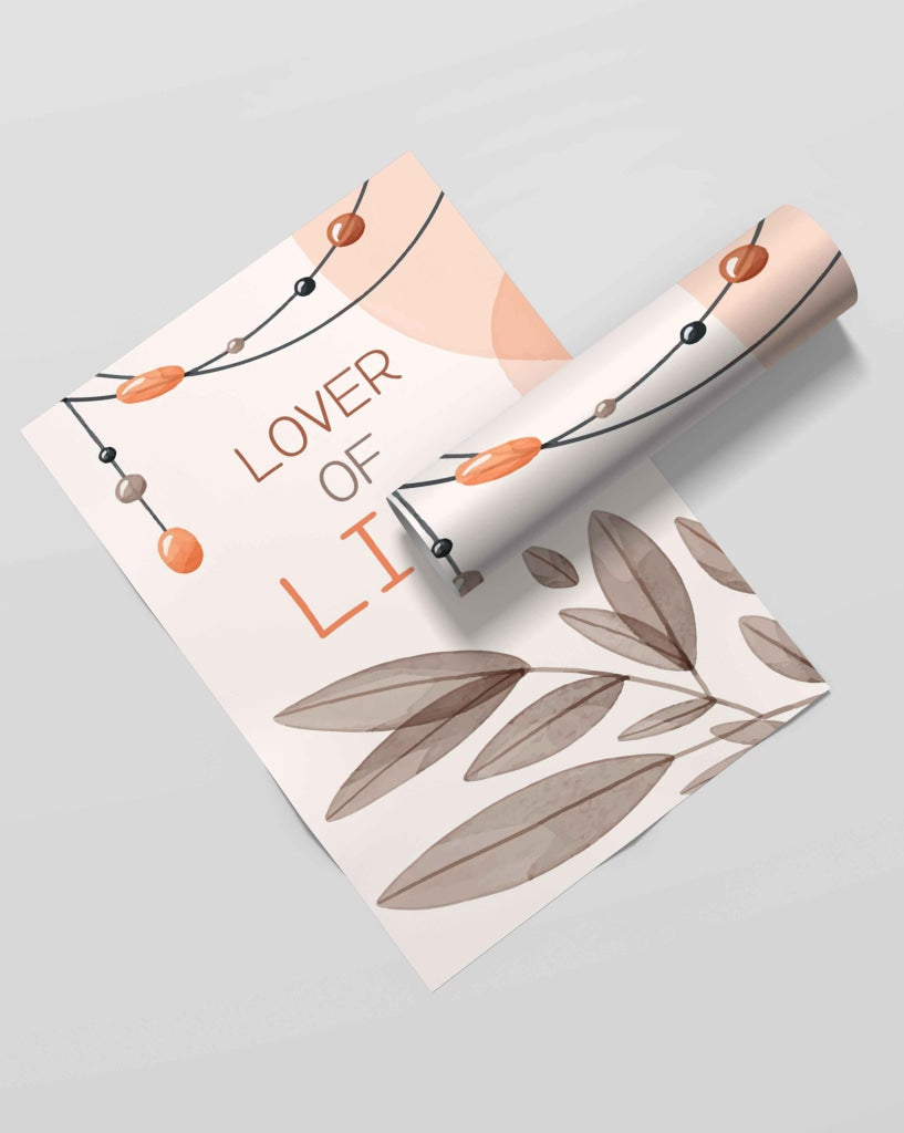 Lover Of Life - Nature Love Art Frame For Wall Decor- Funkydecors Xs / Roll Posters Prints & Visual
