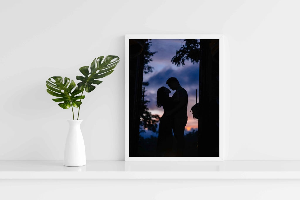 Me And Mine - Love Art Frame For Wall Decor- Funkydecors Xs / White Posters Prints & Visual Artwork