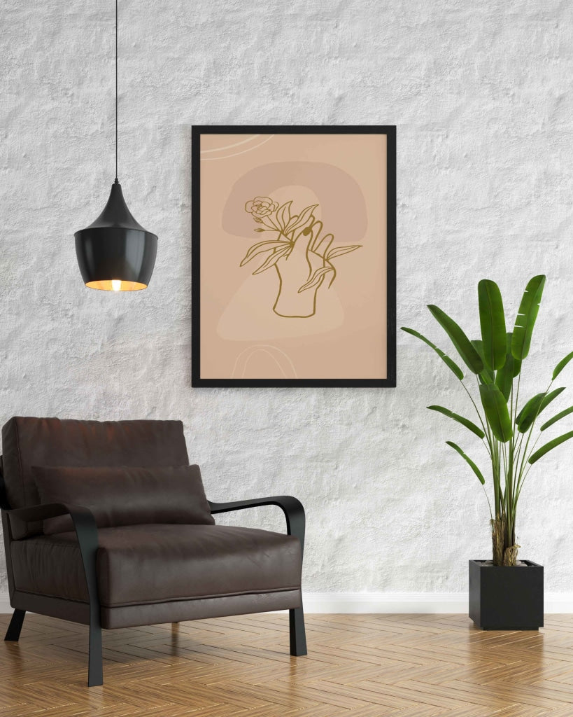 Minimal Art Frame For Wall Decor- Funkydecors Xs / Black Posters Prints & Visual Artwork