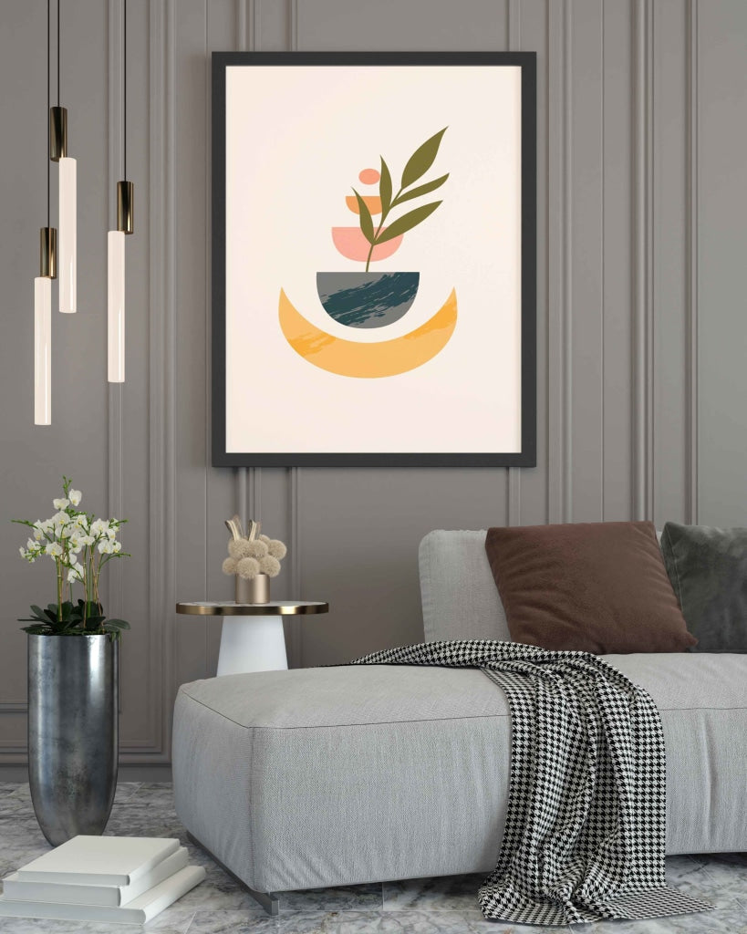 Minimalist Art Frame For Wall Decor- Funkydecors Xs / Black Posters Prints & Visual Artwork