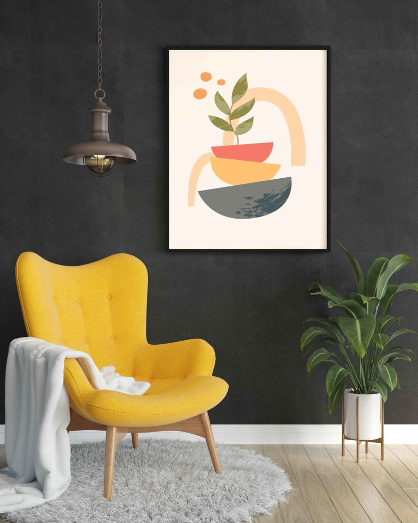 Minimalist Art Frame For Wall Decor- Funkydecors Xs / Black Posters Prints & Visual Artwork