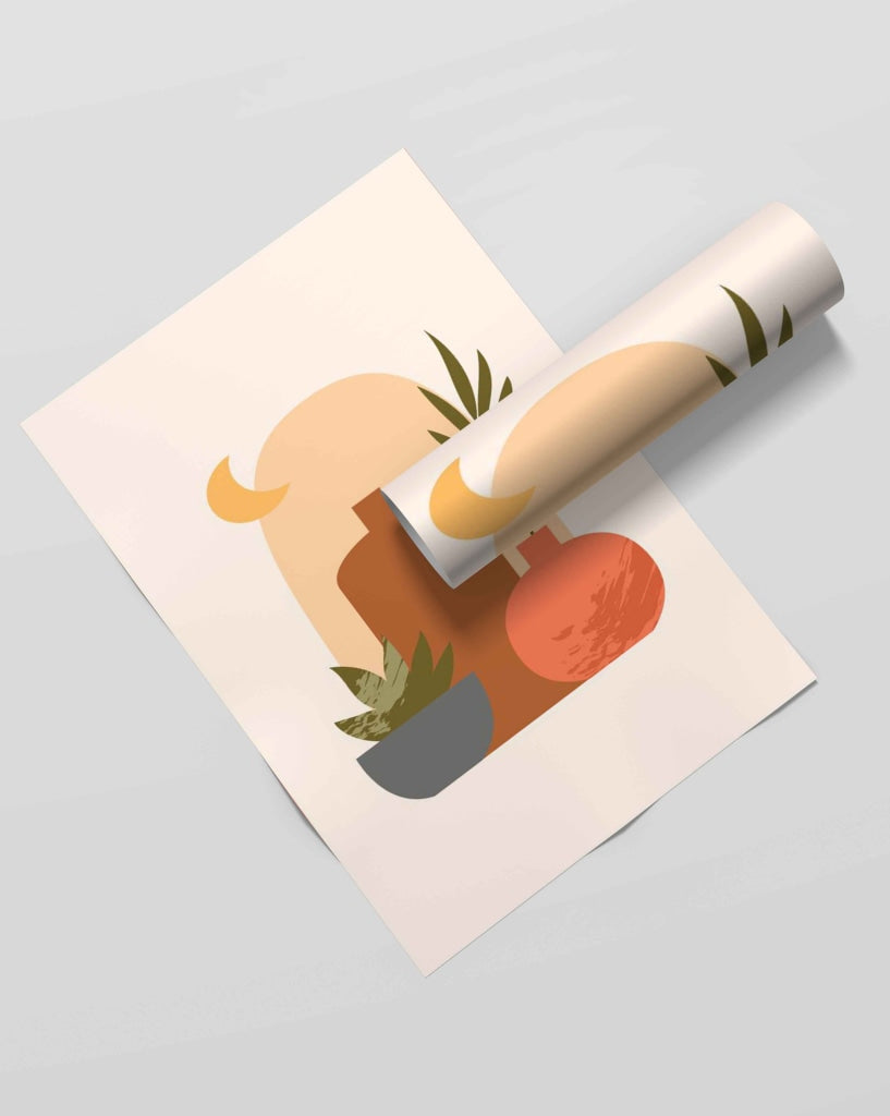 Minimalist Art Frame For Wall Decor- Funkydecors Xs / Roll Posters Prints & Visual Artwork