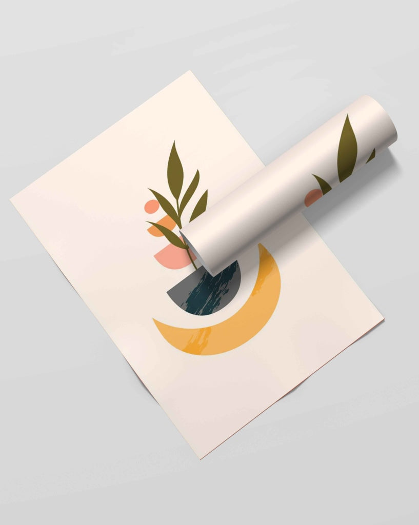Minimalist Art Frame For Wall Decor- Funkydecors Xs / Roll Posters Prints & Visual Artwork