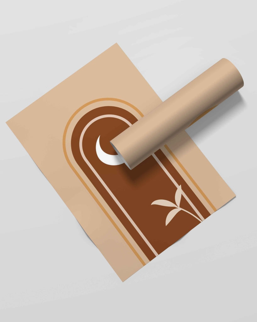 Minimalist Shape - Abstract Art Frame For Wall Decor- Funkydecors Xs / Roll Posters Prints & Visual