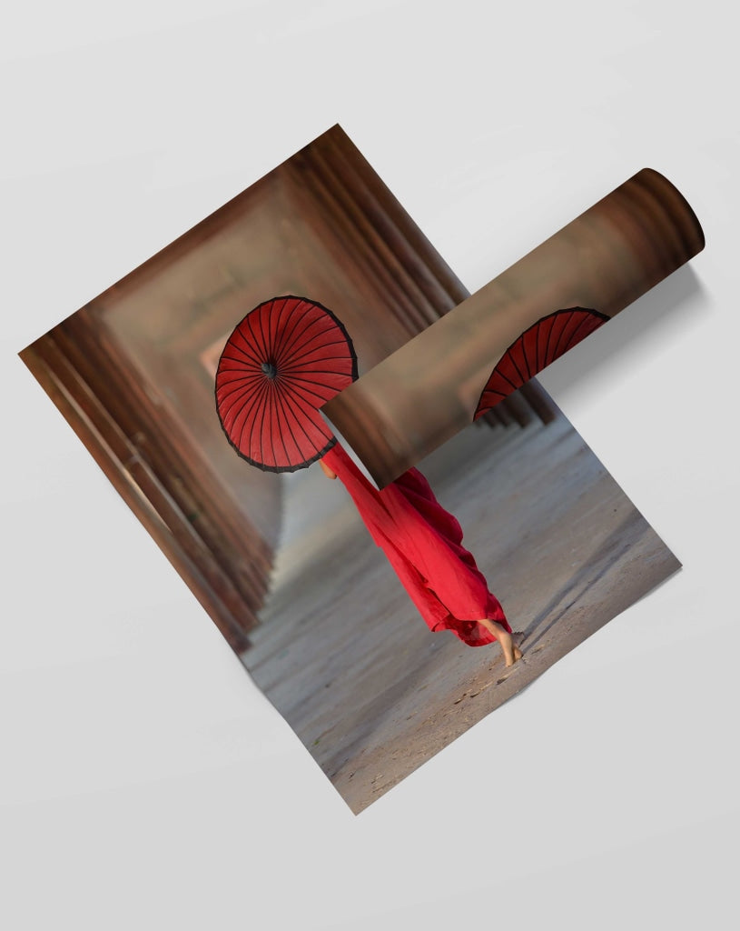 Monk - Spiritual Art Frame For Wall Decor- Funkydecors Xs / Roll Posters Prints & Visual Artwork