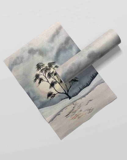 Moon Light Achromatic Art Frame For Wall Decor- Funkydecors Xs / Roll Posters Prints & Visual
