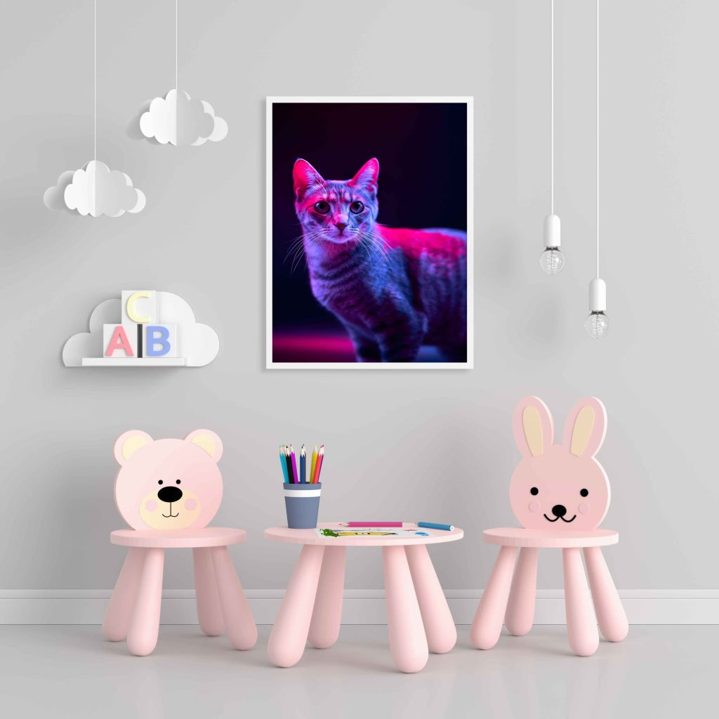 Picturesque - Animal Art Frame For Wall Decor- Funkydecors Xs / White Posters Prints & Visual