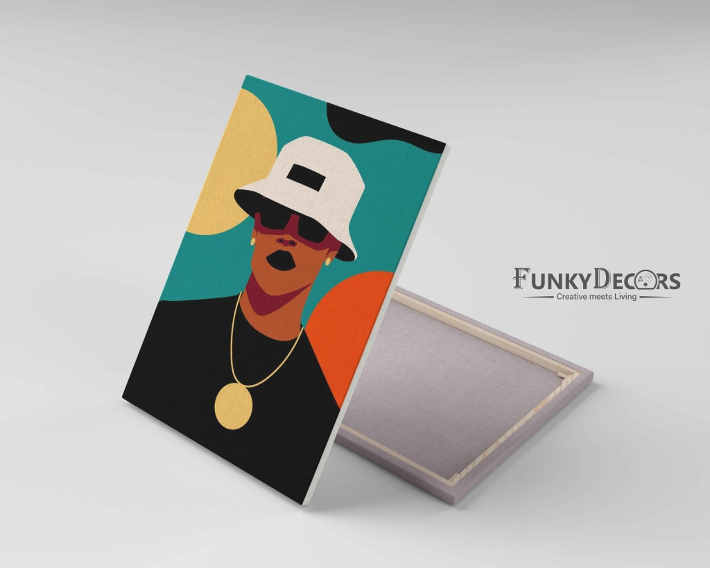 Radiant Man Portrait Art Frame For Wall Decor- Funkydecors Posters Prints & Visual Artwork
