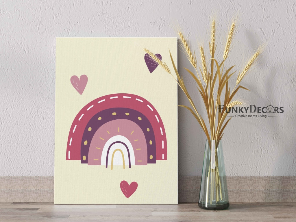 Rainbow Love Art Frame For Wall Decor- Funkydecors Posters Prints & Visual Artwork