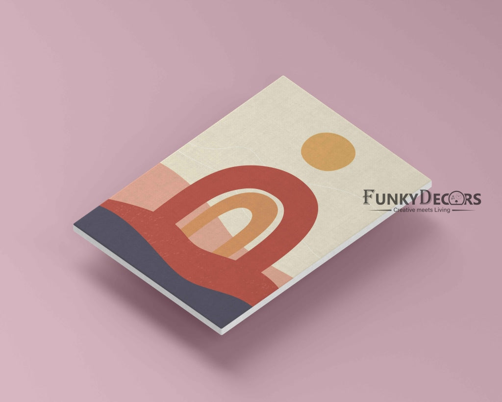 Rainbow Minimal Art Frame For Wall Decor- Funkydecors Posters Prints & Visual Artwork