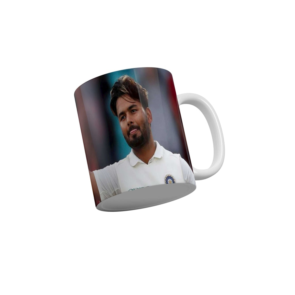 Rishabh Pant Delhi Capitals Coffee Ceramic Mug 350 ML-FunkyDecors