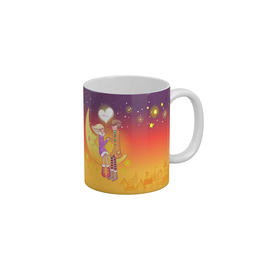 Romantic Love Coffee Ceramic Mug 350 ML-FunkyDecors