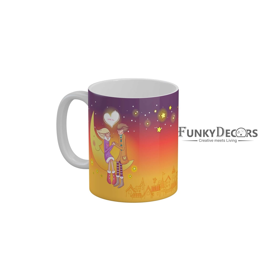 Romantic Love Coffee Ceramic Mug 350 ML-FunkyDecors