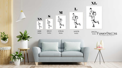 Rugby - Sports Art Frame For Wall Decor- Funkydecors Posters Prints & Visual Artwork