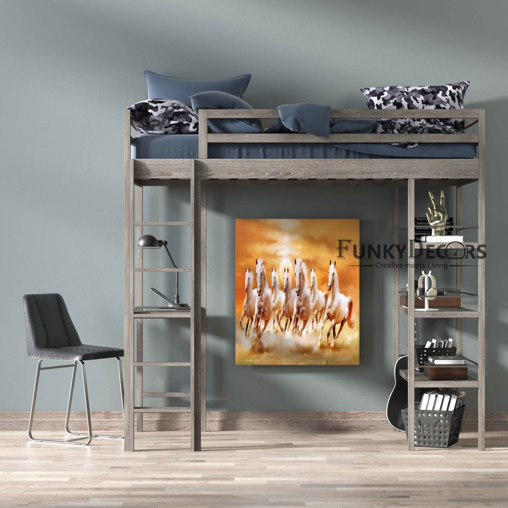 Running Horses - Animal Art Frame For Wall Decor- Funkydecors Posters Prints & Visual Artwork