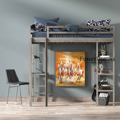 Running Horses - Animal Art Frame For Wall Decor- Funkydecors Posters Prints & Visual Artwork