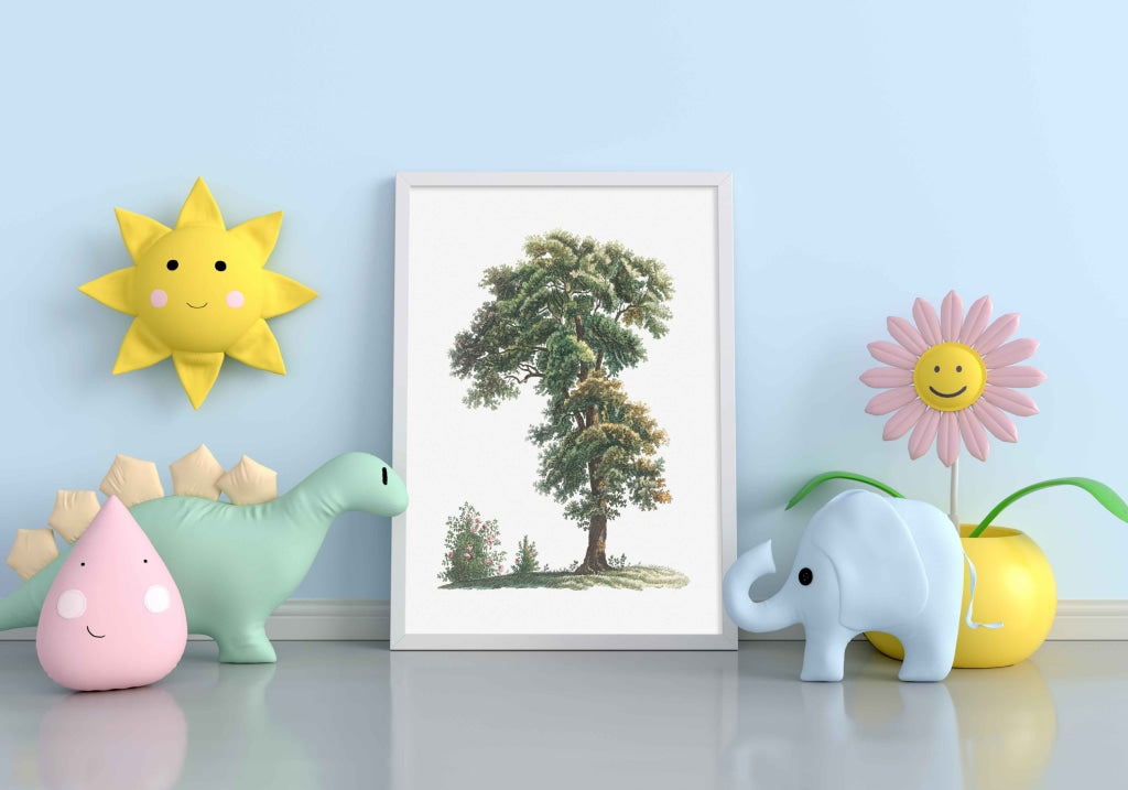 Shades Of Green - Nature Art Frame For Wall Decor- Funkydecors Xs / White Posters Prints & Visual
