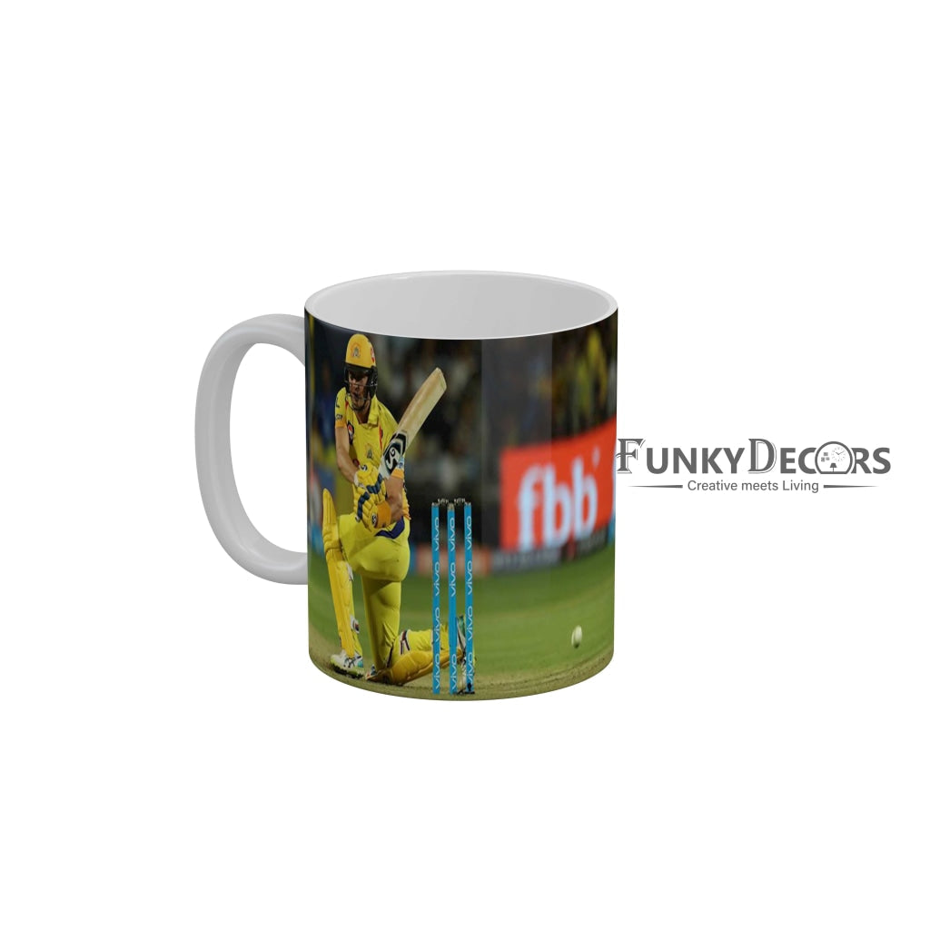 Shane Watson CSK Coffee Ceramic Mug 350 ML-FunkyDecors