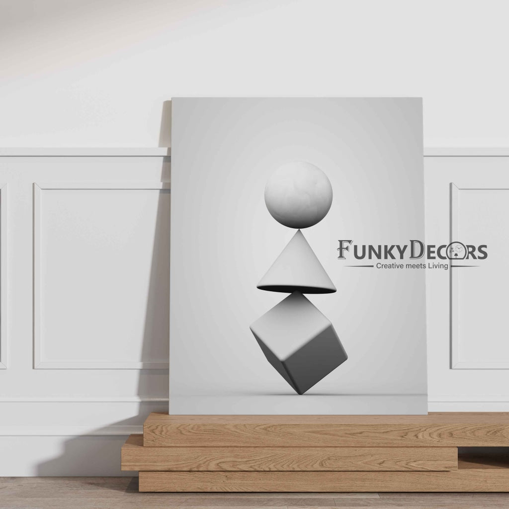 Shape Variation Geometric Art Frame For Wall Decor- Funkydecors Posters Prints & Visual Artwork