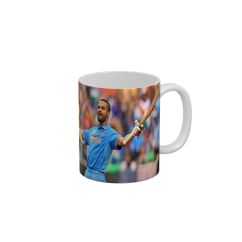 Shikhar Dhawan Delhi Capitals Coffee Ceramic Mug 350 ML-FunkyDecors