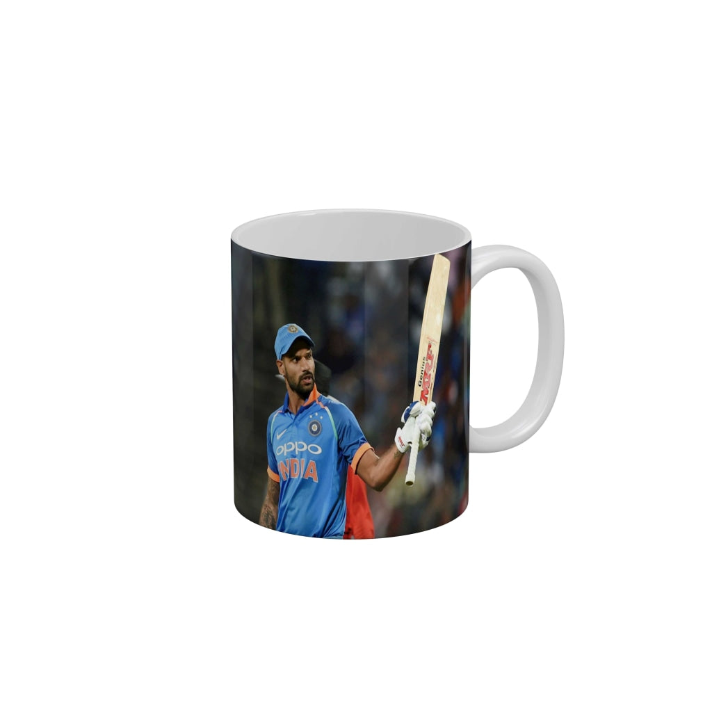 Shikhar Dhawan Delhi Capitals Coffee Ceramic Mug 350 ML-FunkyDecors