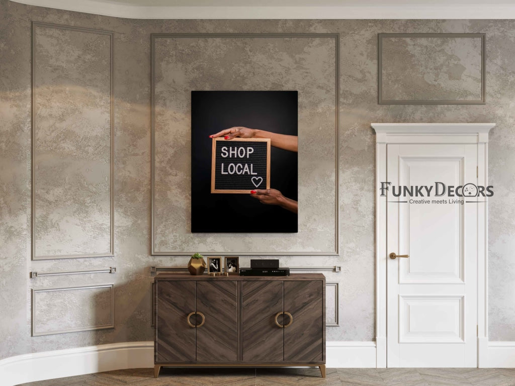 Shop Local - Business Art Frame For Wall Decor- Funkydecors Posters Prints & Visual Artwork