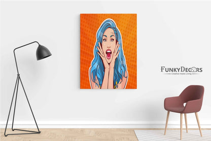 Shout Out Loud Pop Art Frame For Wall Decor- Funkydecors Posters Prints & Visual Artwork