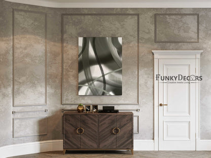 Stroke Achromatic Art Frame For Wall Decor- Funkydecors Posters Prints & Visual Artwork
