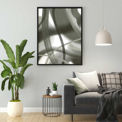Stroke Achromatic Art Frame For Wall Decor- Funkydecors Xs / Black Posters Prints & Visual Artwork