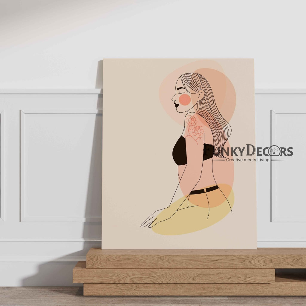 Stunning Portrait Art Frame For Wall Decor- Funkydecors Posters Prints & Visual Artwork