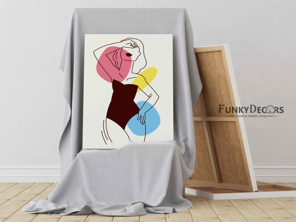 Stunning Women Portrait Art Frame For Wall Decor- Funkydecors Posters Prints & Visual Artwork