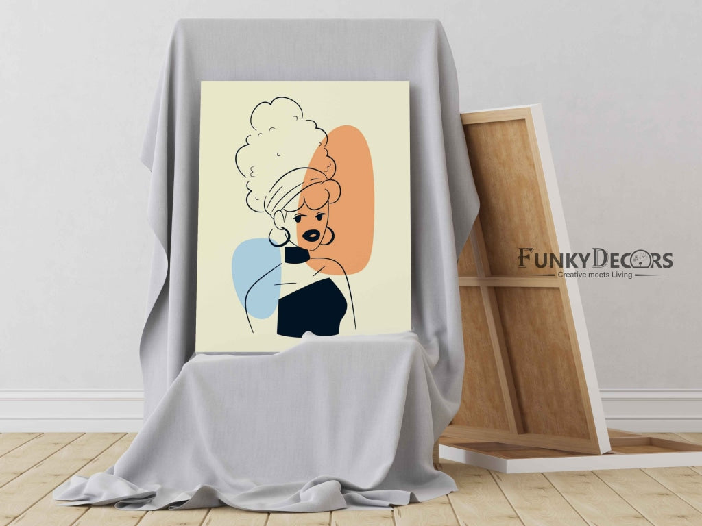 Stunning Women Portrait Art Frame For Wall Decor- Funkydecors Posters Prints & Visual Artwork