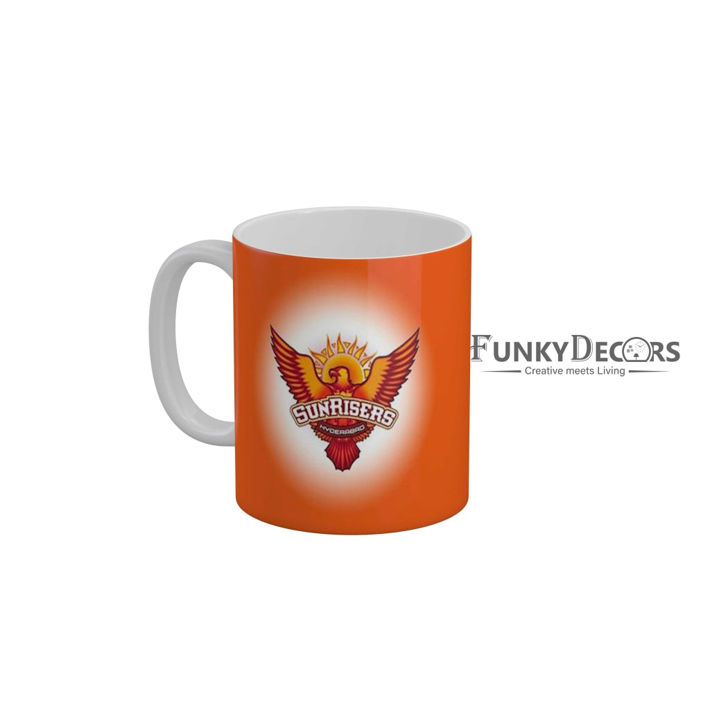 Sunrisers Hyderabad Logo Coffee Ceramic Mug 350 ML-FunkyDecors