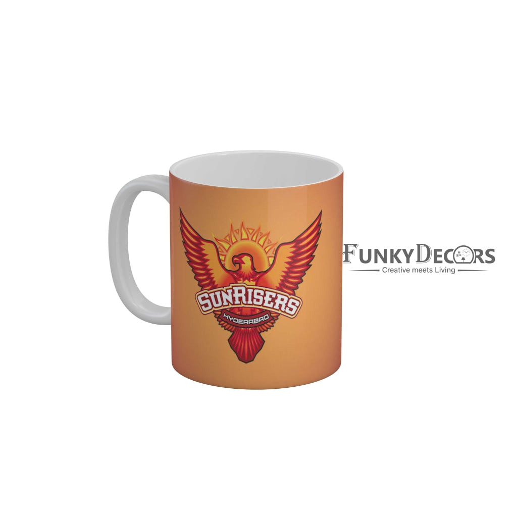 Sunrisers Hyderabad Logo Coffee Ceramic Mug 350 ML-FunkyDecors