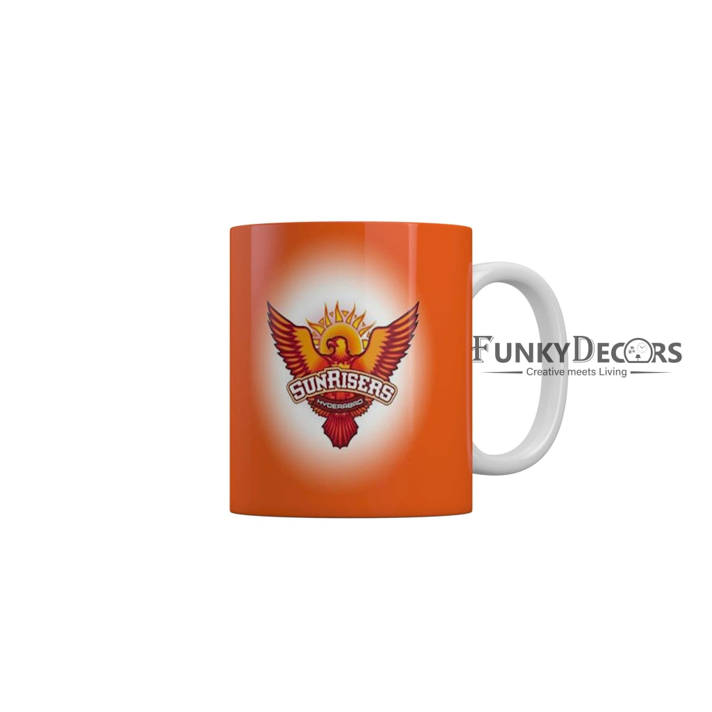 Sunrisers Hyderabad Logo Coffee Ceramic Mug 350 ML-FunkyDecors